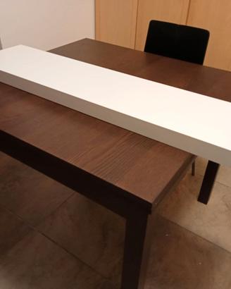 Mensola bianca 110x26 cm Lack IKEA