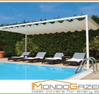 Pergola Gazebo 3x4 pompeiana tettoia 4x4