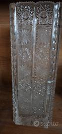 Vaso in cristallo vintage - Lavorazione a intaglio