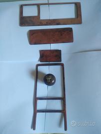 interni in radica di noce Clio 1 serie 