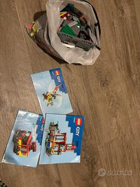 Set lego city caserma e mezzi dei vigili del fuoco