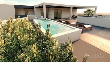 Attico esclusivo con piscina privata e terrazza