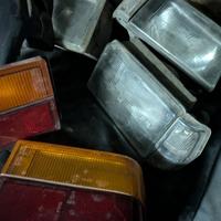 fanali anteriori e posteriori, lancia Prisma Delta