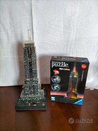 Puzzle 3D Ravensburger con illuminazione