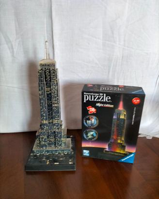 Puzzle 3D Ravensburger con illuminazione