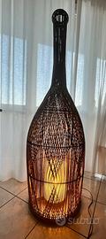 Lampada in vimini