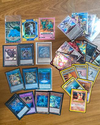 lotto carte Pokemon, Yu-Gi-Oh, Dragonball,brainrot