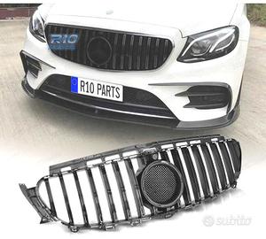 GRIGLIA PER MERCEDES W213 16-18 LOOK GT-R NERO LUC