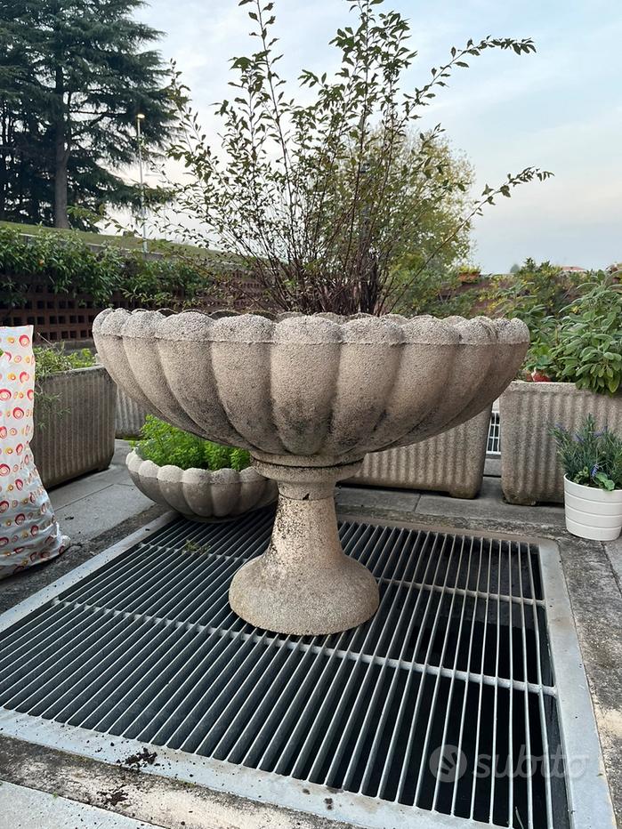 Vaso da fiori KADAX Vaso da fiori 40 cm Inserto Coperchio Ciotola
