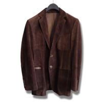 Blazer Berluti uomo pelle vitello marrone tg 46