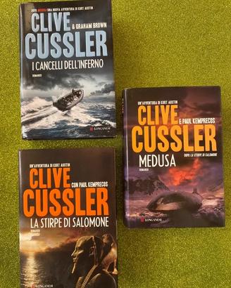 Set 3 romanzi di C. Cussler  serie Numa Files.
