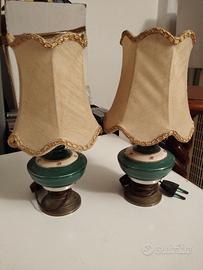 coppia di lampade da collezione