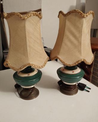 coppia di lampade da collezione