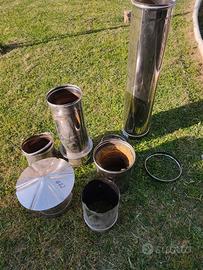 Canna fumaria in acciaio inox