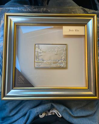 Quadro Bassorilievo Argento 925 Lamberto Moroni
