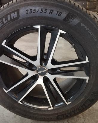 pneumatici michelin cerchiati