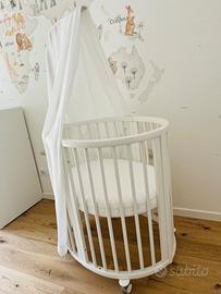Stokke Sleepi Mini V3 bianca + materasso originale