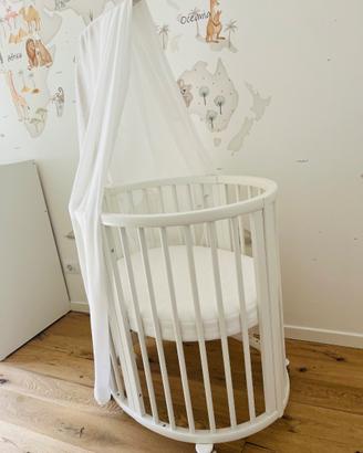 Stokke Sleepi Mini V3 bianca + materasso originale