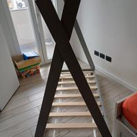 Lettino montessoriano con materasso