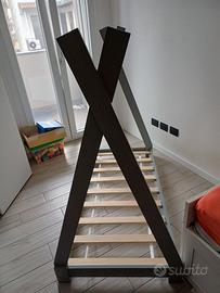 Lettino montessoriano con materasso