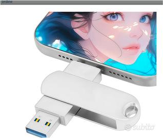 Chiavetta USB C 512GB 2in1 OTG PC phone (NUOVO)