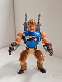 motu masters mattel vintage Rio Blast action figur