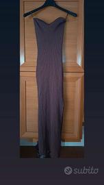 vestito lungo a tubino  modello fascia 