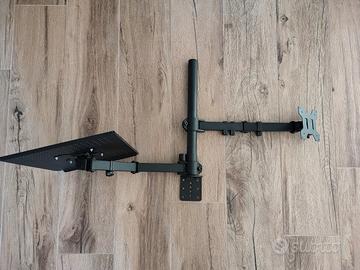 Supporto monitor e portatile scrivania