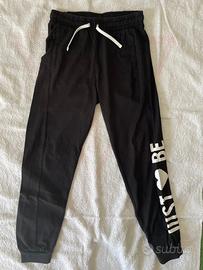 pantalone di tuta nero da bambina