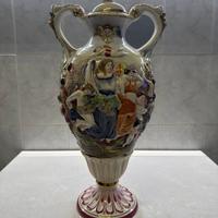 Vaso in ceramica Capodimonte 1800