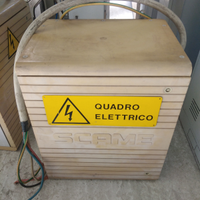 Quadro elettrico con prese a 220v e 380v con quadr