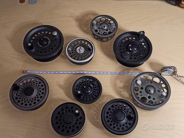 pesca a mosca, bobina di ricambio a scelta