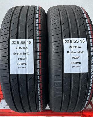2 gomme 225 55 18 KUMHO