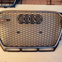 Calandra Audi RS4 8K B8 Originale Alluminio Platin