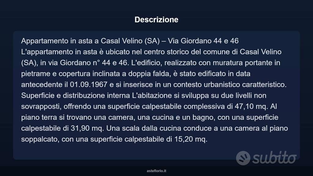 Appartamento – Casal Velino, Marina di Casal Velino - Vista 3