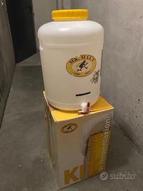 Kit Fermentatore birra + 100 bottiglie 0,5 l