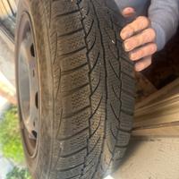 4 gomme invernali + cerchi Sportive 165/70 R14