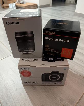 Canon EOS 760D + Canon 18-135 + Sigma 10-20
