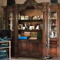 LIBRERIA LEGNO ANTE VETRO