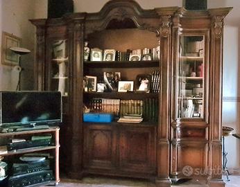 LIBRERIA LEGNO ANTE VETRO