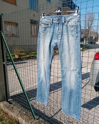 Jeans Diesel uomo - vintage, restauro artistico