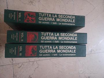 Tre volumi seconda guerra mondiale
