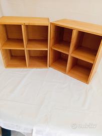 Scaffali in legno 30 cm