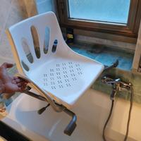 Sedia girevole da vasca da bagno per anziani