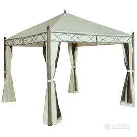 Gazebo acciaio Santo Domingo mt 3 x 3