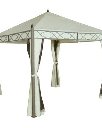 Gazebo acciaio Santo Domingo mt 3 x 3