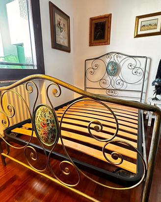Letto in ferro battuto