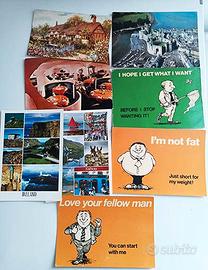16x Cartoline vintage Regno Unito