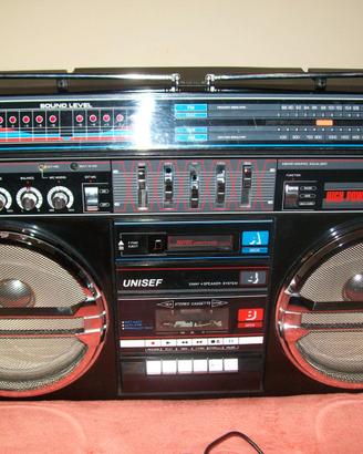 Rare boombox Unisef SZ-5000 funzionante stereo