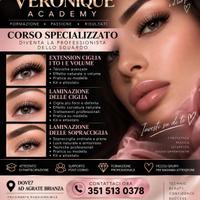 corso extension ciglia personalizzato